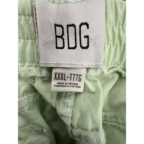 Urban Outfitters Riley Classic Neon Green 3XL Baggy Parachute Cargo Y2K Pant - Picture 2 of 9